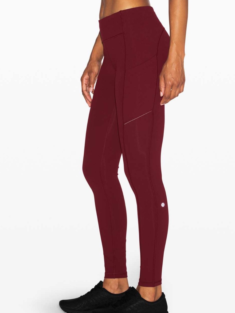 Lululemon Womens Speed Up Tight Full On Luxtreme 28" Leggings Deep Rouge Size 4